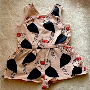 Tea Collection adorable toucan romper